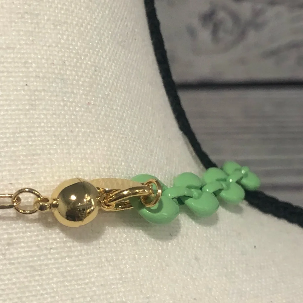 Bar By Alexa Rae Alaia Necklace Lime Color . - Picture 3 of 7